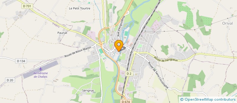 localisation de l'entreprise COLLECTIF IAE SUD-CHARENTE à CHALAIS