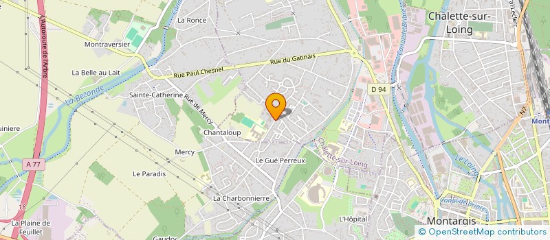localisation de l'entreprise COLLECTIF IMMIGRES DU MONTARGOIS à CHALETTE-SUR-LOING