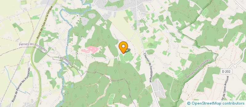 localisation de l'entreprise COLLECTIF INDEPENDANT NON A L ENFOUISSEMENT D AMIANTE  PERNES-LES-FONTAINES