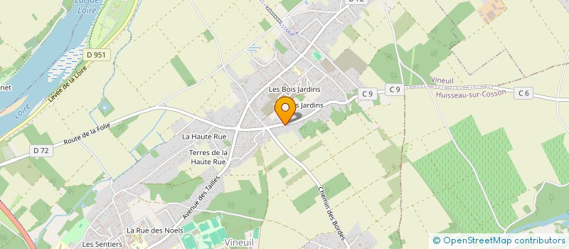 localisation de l'entreprise COLLECTIF INF'OGM 41 à VINEUIL