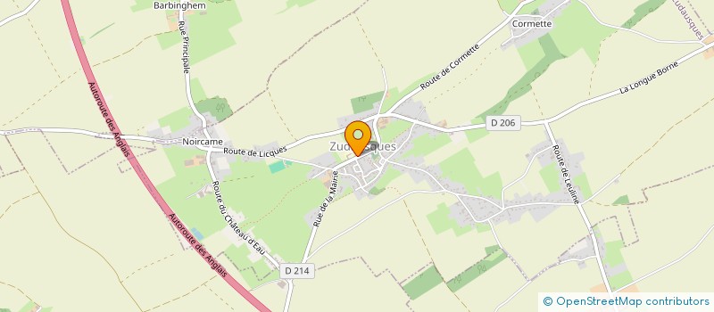 localisation de l'entreprise COLLECTIF INITIATIVE REGION CITOYENNETE  ZUDAUSQUES