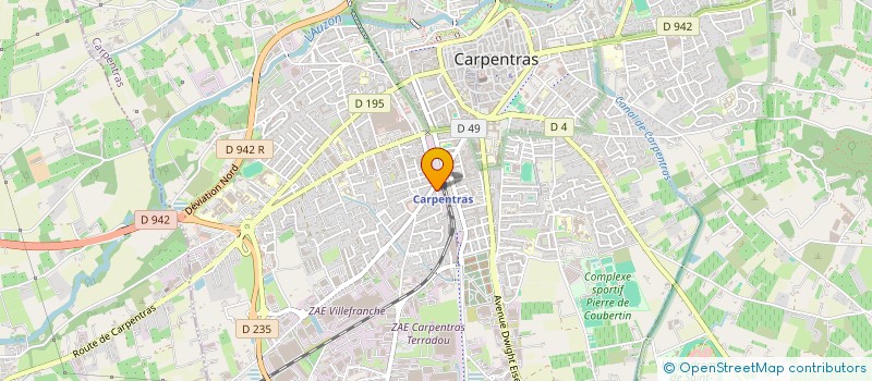 localisation de l'entreprise COLLECTIF INSERTION EMPLOI 84 à CARPENTRAS