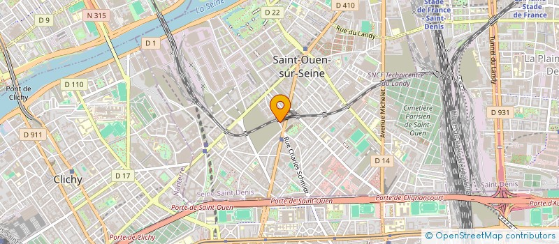 localisation de l'entreprise COLLECTIF INSPIRACCION à SAINT-OUEN-SUR-SEINE