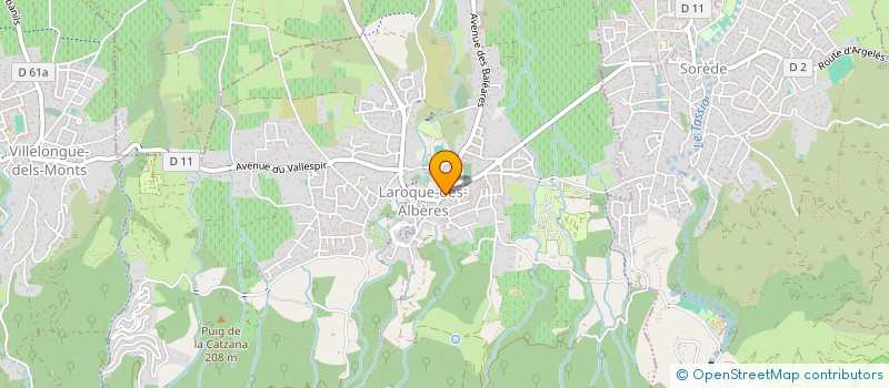 localisation de l'entreprise COLLECTIF INTER-ASSOCIATIF HANDICAP 66 C.I.A.H.66 à LAROQUE-DES-ALBERES