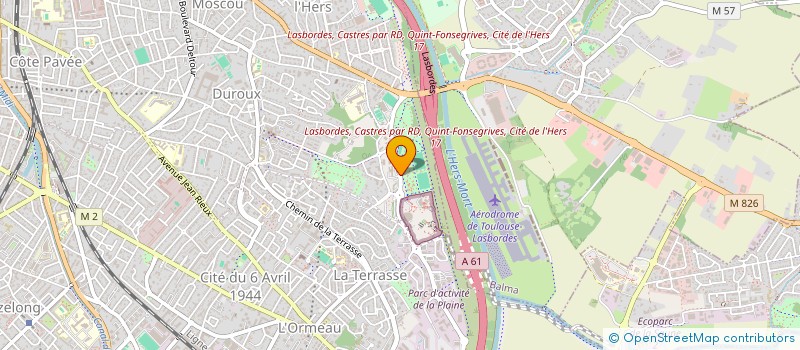 localisation de l'entreprise COLLECTIF INTER ASSOCIATIF POUR LA REALISATION D'ACTIVITES SCIENT TECH ET INTERNATIONALES EXPOSCIENCES EN OCCITANIE à TOULOUSE