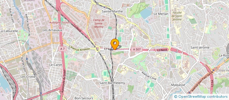 localisation de l'entreprise COLLECTIF INTER COPROPRIETES à MARSEILLE 14EME