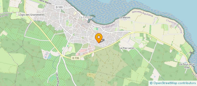 localisation de l'entreprise COLLECTIF INVISIBLES BAROUDEURS à LA FLOTTE