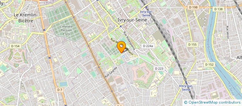 localisation de l'entreprise COLLECTIF IVRY SANS DOMICILE FIXE  IVRY-SUR-SEINE