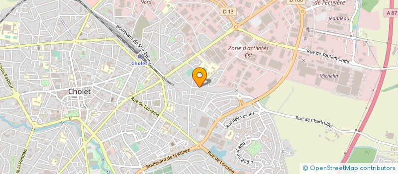 localisation de l'entreprise COLLECTIF JAMAIS TROP D'ART ! à CHOLET