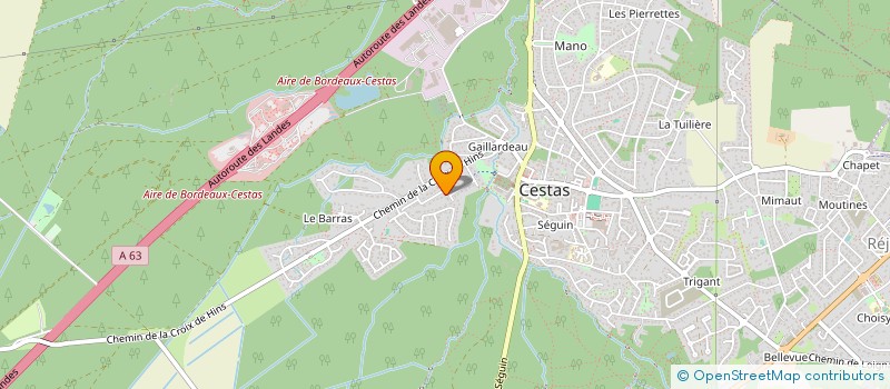 localisation de l'entreprise COLLECTIF JIXUN  CESTAS