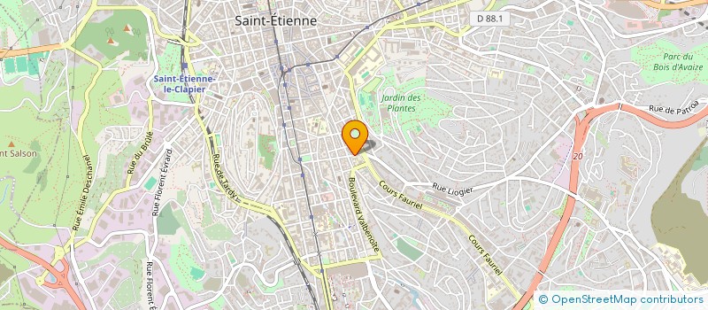 localisation de l'entreprise COLLECTIF JOUE, CHANTE ET DANSE TA VIE  SAINT-ETIENNE