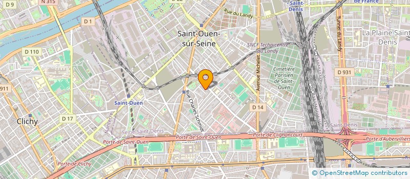 localisation de l'entreprise COLLECTIF KOEZION à SAINT-OUEN-SUR-SEINE