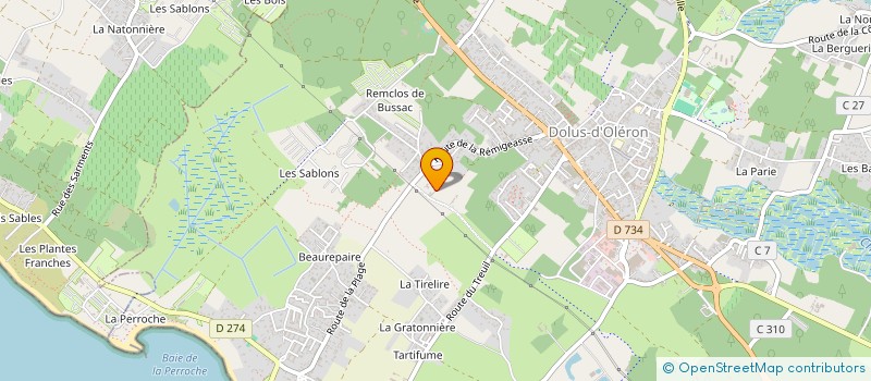 localisation de l'entreprise COLLECTIF L'ILLUMINEUSE  DOLUS-D'OLERON