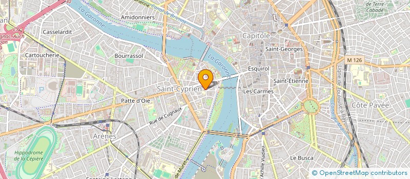 localisation de l'entreprise COLLECTIF LA BLEUZE  TOULOUSE
