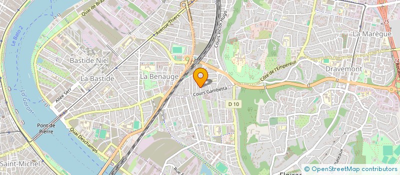 localisation de l'entreprise COLLECTIF LA BOUEE  CENON