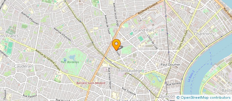 localisation de l'entreprise COLLECTIF LA CABANE  BORDEAUX