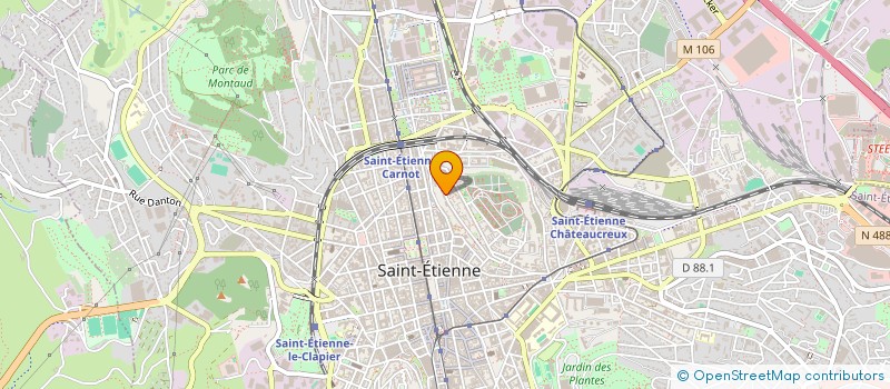 localisation de l'entreprise COLLECTIF LA LENTEUR  SAINT-ETIENNE