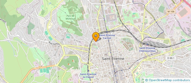 localisation de l'entreprise COLLECTIF LA MINE  SAINT-ETIENNE