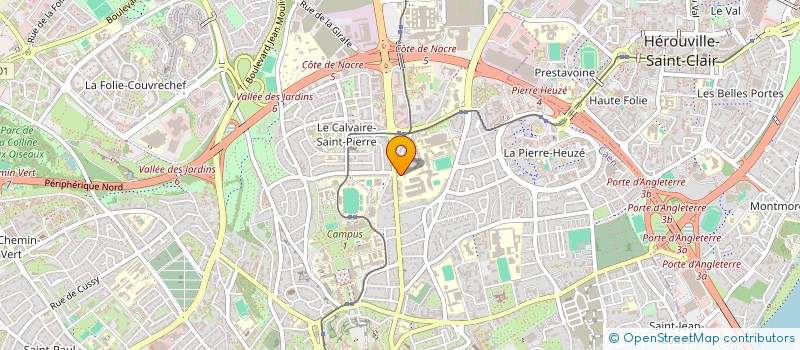 localisation de l'entreprise COLLECTIF LA RAZZIA à CAEN