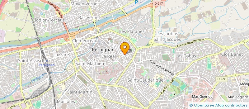 localisation de l'entreprise COLLECTIF LAIQUE GITAN DES PYRENEES ORIENTALES à PERPIGNAN
