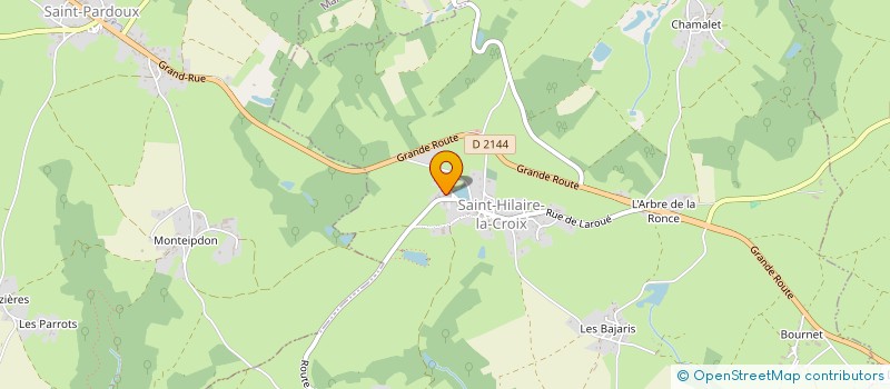 localisation de l'entreprise COLLECTIF LAROUESIEN  SAINT-HILAIRE-LA-CROIX