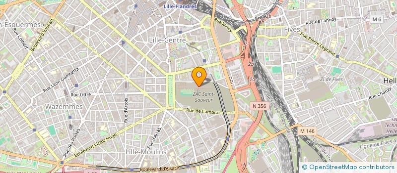 localisation de l'entreprise COLLECTIF LE COURT CIRCUIT  LILLE