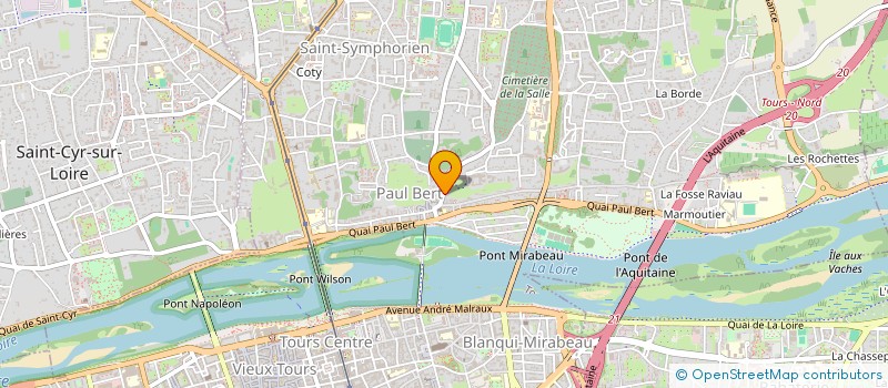 localisation de l'entreprise COLLECTIF LE FOURBI  TOURS