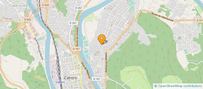 localisation de l'entreprise COLLECTIF : LE TROISIEME OEIL  CAHORS