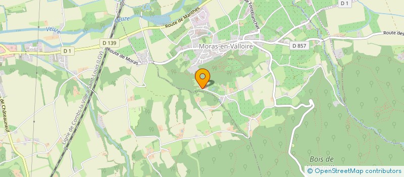 localisation de l'entreprise COLLECTIF LE VIRAGE  MORAS-EN-VALLOIRE