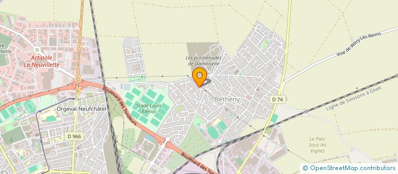 localisation de l'entreprise COLLECTIF LENAIA  BETHENY