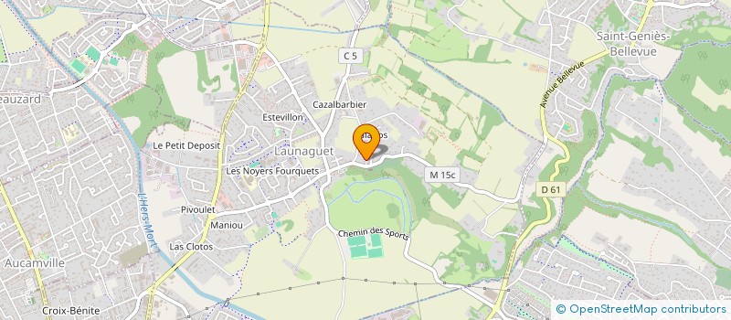 localisation de l'entreprise COLLECTIF LES BOTCHS  LAUNAGUET