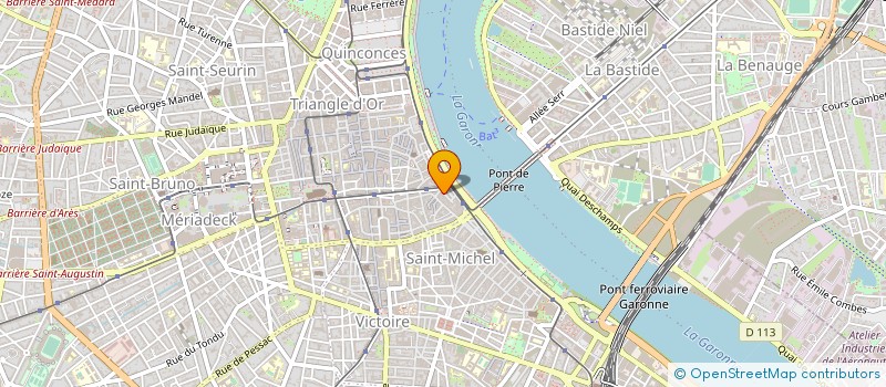 localisation de l'entreprise COLLECTIF LES MOUSQUETAIRES  BORDEAUX