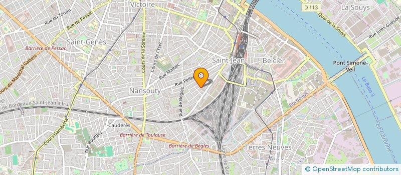 localisation de l'entreprise COLLECTIF LES OROBANCHES RAMEUSES  BORDEAUX