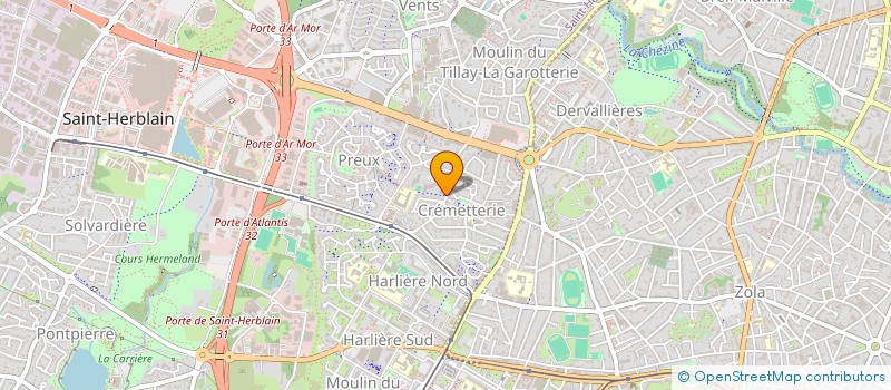 localisation de l'entreprise COLLECTIF LIBRE ETINCELLE (C.L.E.)  SAINT-HERBLAIN