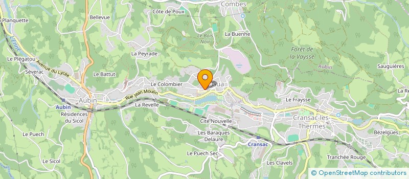 localisation de l'entreprise COLLECTIF MAHORAIS DU BASSIN  AUBIN