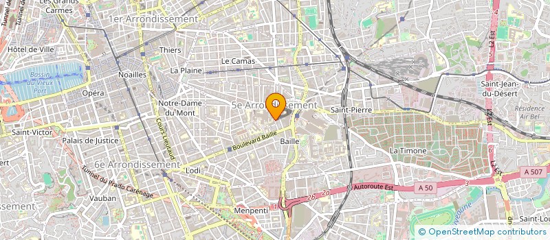 localisation de l'entreprise COLLECTIF MARGE  MARSEILLE