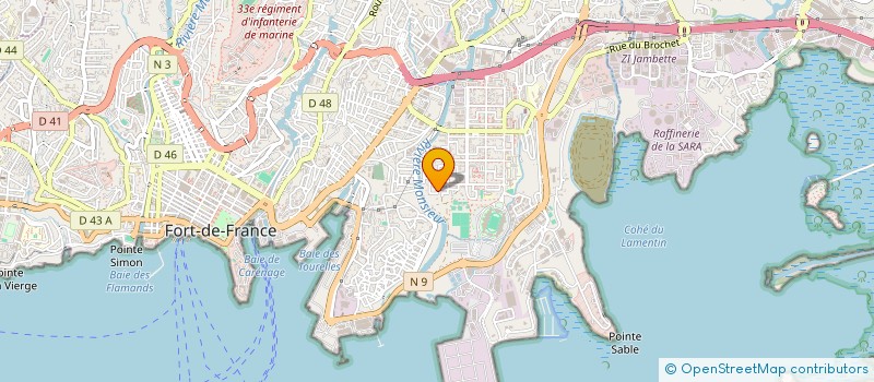 localisation de l'entreprise COLLECTIF MARTINIQUE EXCELLENCE  FORT-DE-FRANCE