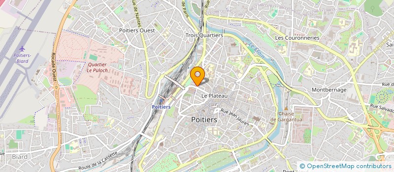 localisation de l'entreprise COLLECTIF MEDIATION - GRAND POITIERS  POITIERS