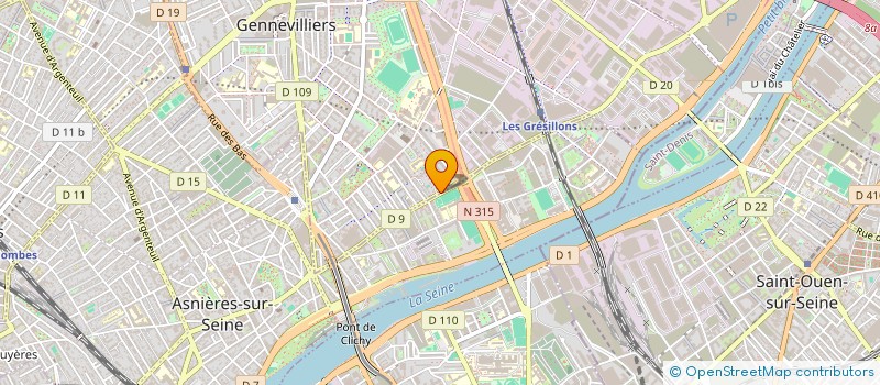 localisation de l'entreprise COLLECTIF MELIORATIF à GENNEVILLIERS