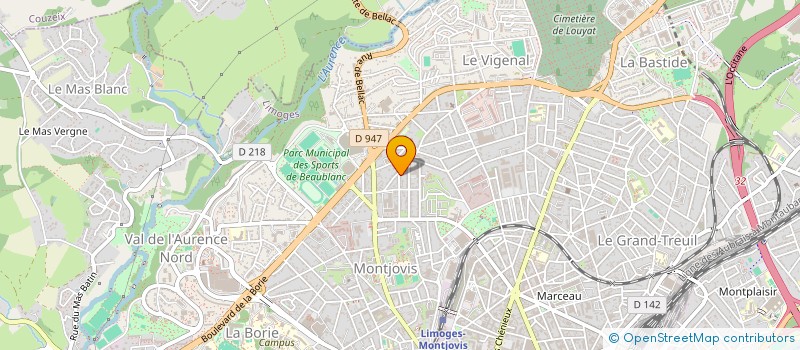 localisation de l'entreprise COLLECTIF MELPO à LIMOGES