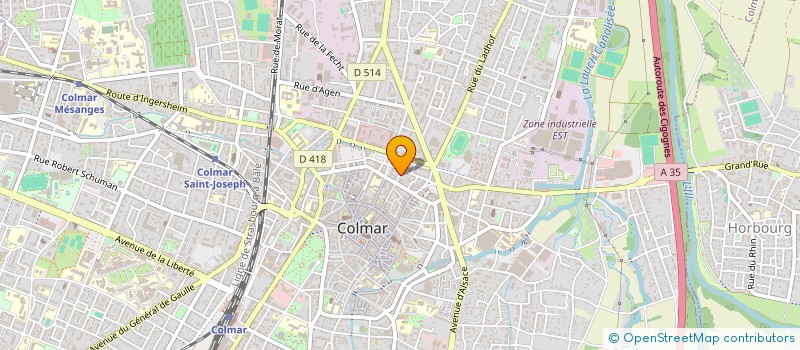 localisation de l'entreprise COLLECTIF MICROCLIMAT  COLMAR