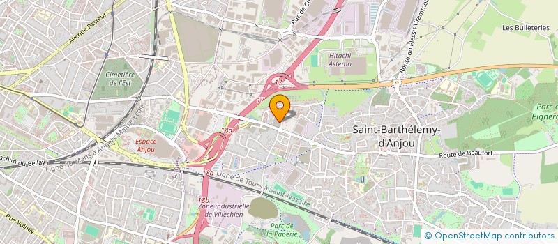 localisation de l'entreprise COLLECTIF MICROMEDIAS à SAINT-BARTHELEMY-D'ANJOU