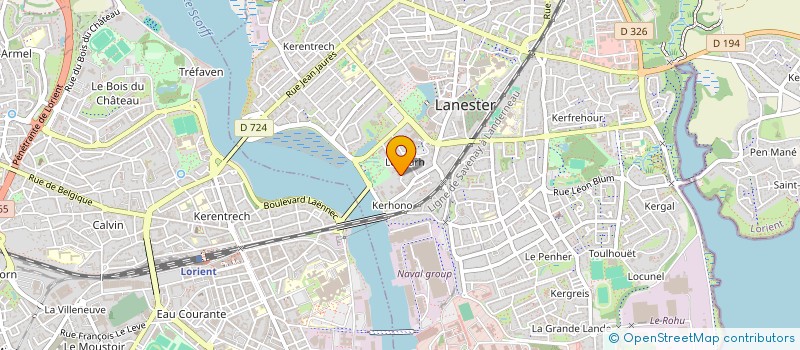 localisation de l'entreprise COLLECTIF MOSAIQUE  LANESTER