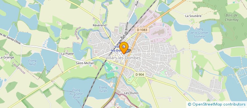 localisation de l'entreprise COLLECTIF MULTI-PRODUITS FERMIERS  VILLARS-LES-DOMBES