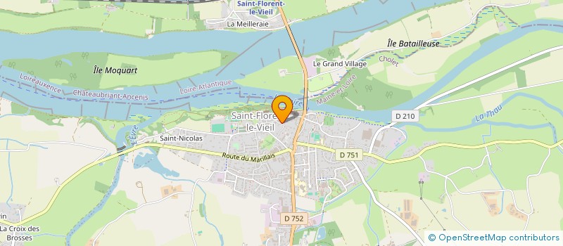 localisation de l'entreprise COLLECTIF MUSICAL DES MAUGES  MAUGES-SUR-LOIRE