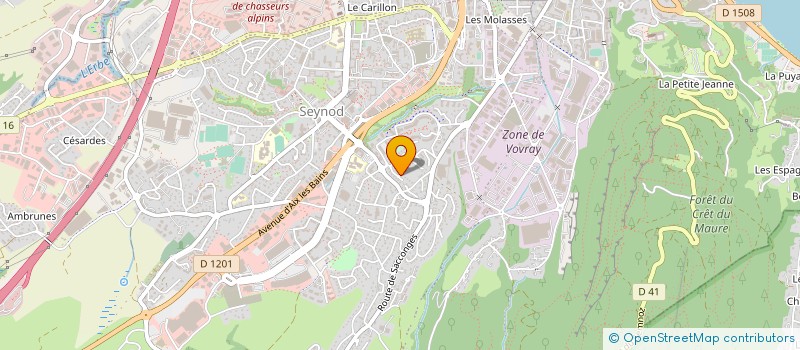 localisation de l'entreprise COLLECTIF MUSIQUE EN DIALOGUE à ANNECY