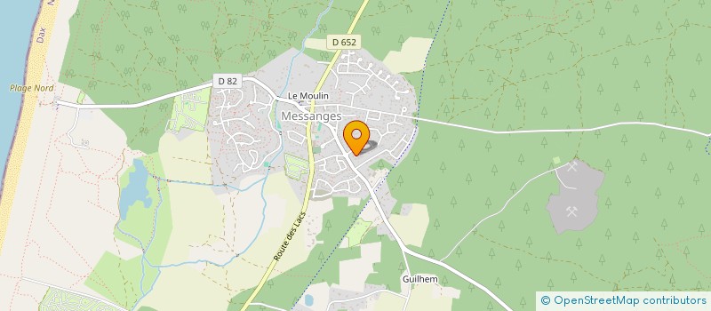 localisation de l'entreprise COLLECTIF NATURALISTE DES BAGUEURS DE MOISAN  MESSANGES