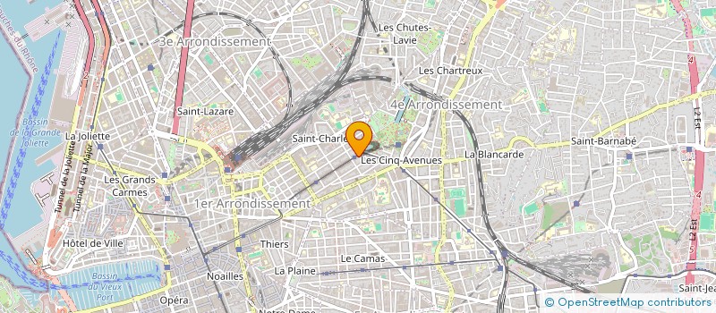 localisation de l'entreprise COLLECTIF NEUTRINO  MARSEILLE