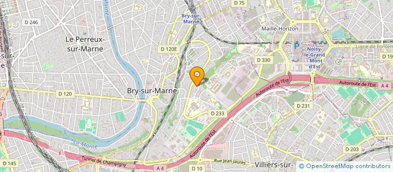 localisation de l'entreprise COLLECTIF NUUN  BRY-SUR-MARNE