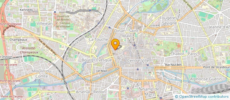 localisation de l'entreprise COLLECTIF OPEN DATA RENNES  RENNES